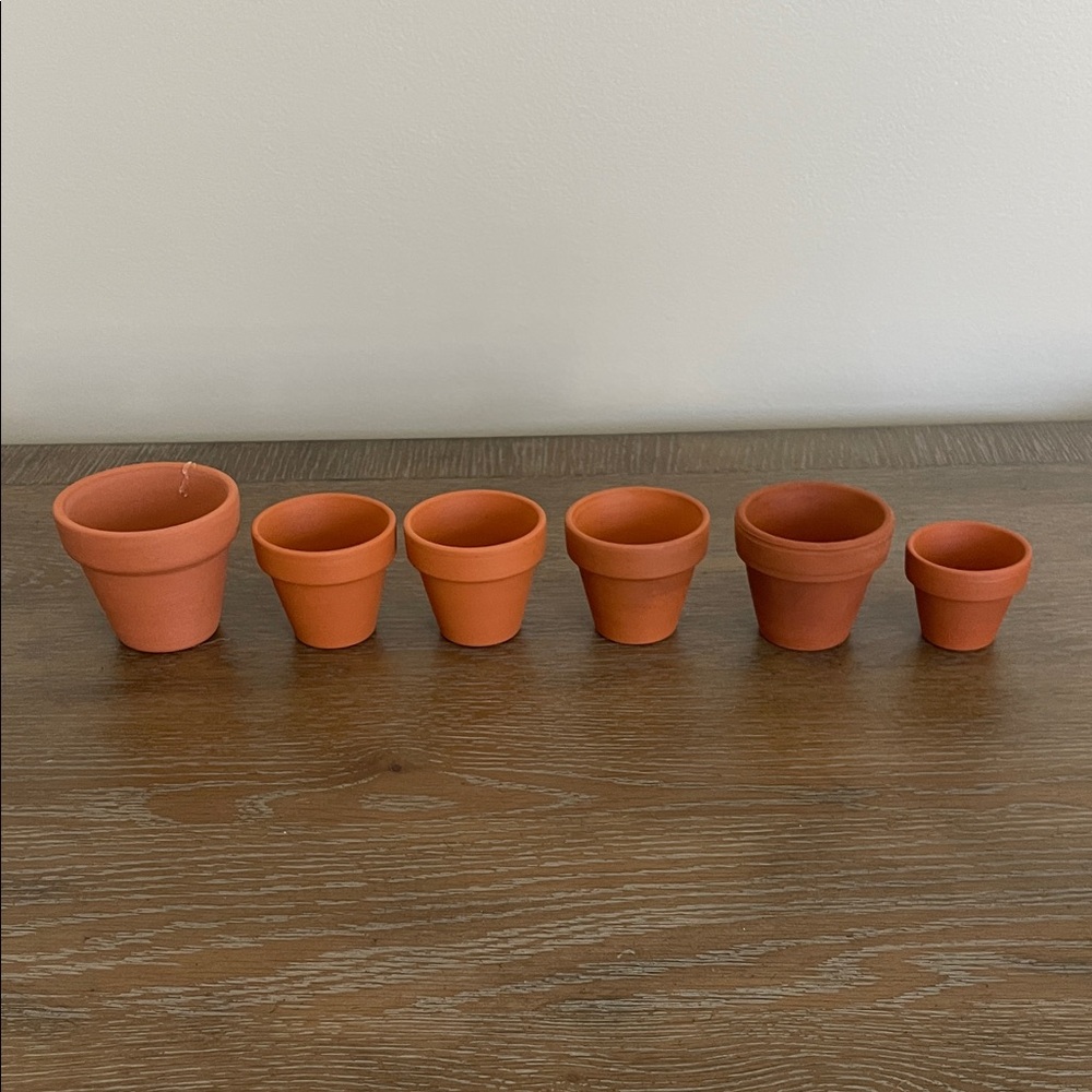 Terracotta Clay Pot Collection - Rustic Orange Plant Pots - Picture 8 of 11